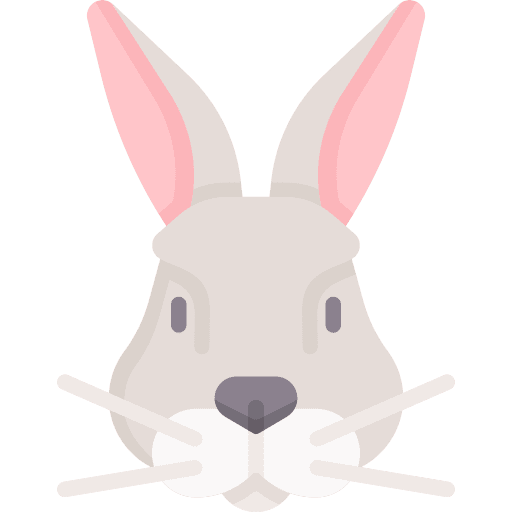 Rabbit mammal easter animals icon Rabbit mammal easter animals icon