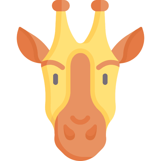 Giraffe fauna animals zoo icon Giraffe fauna animals zoo icon