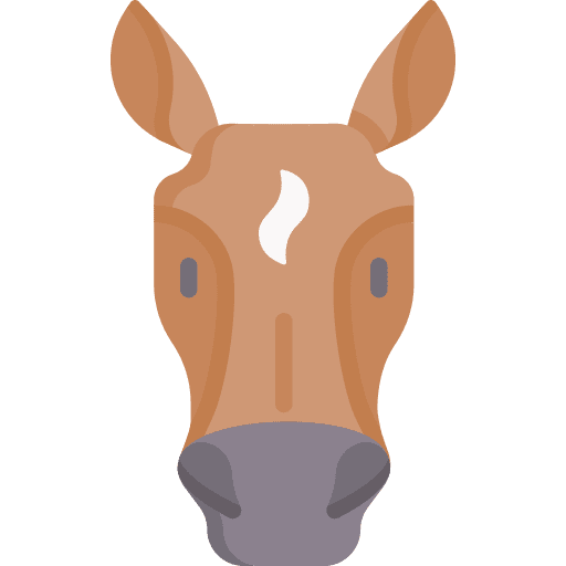 Horse farming and gardening zoo horse icon Horse farming and gardening zoo horse icon