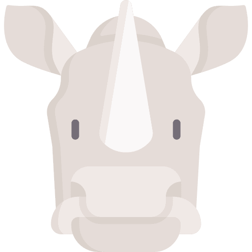 Rhino zoo wildlife rhino icon Rhino zoo wildlife rhino icon