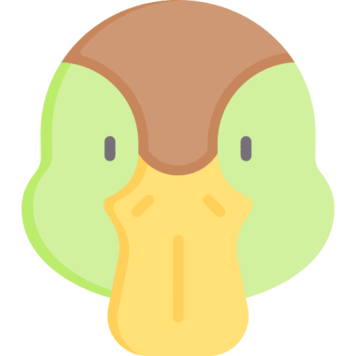 Duck ornithology animal kingdom fauna icon Duck ornithology animal kingdom fauna icon