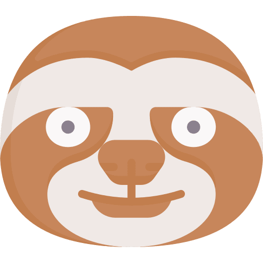 Sloth zoology marsupial animals icon Sloth zoology marsupial animals icon
