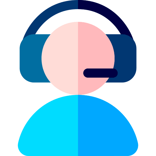 Help desk user customer support contact center icon