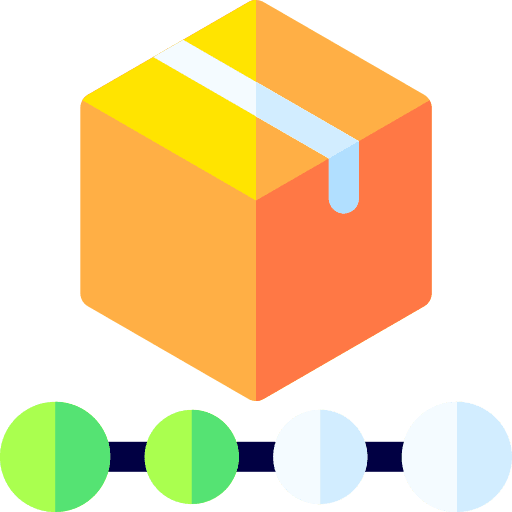 Supply chain control management supply chain icon