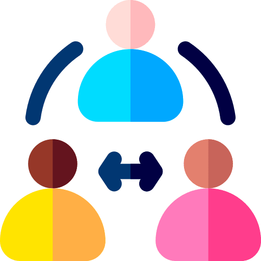Third party third party user business icon