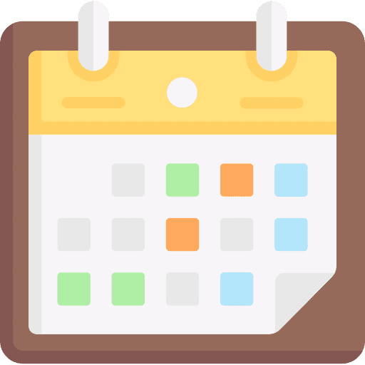 Calendar schedule planning event icon