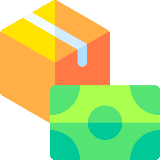 Cash on delivery pay shipping and delivery money icon Cash on delivery pay shipping and delivery money icon