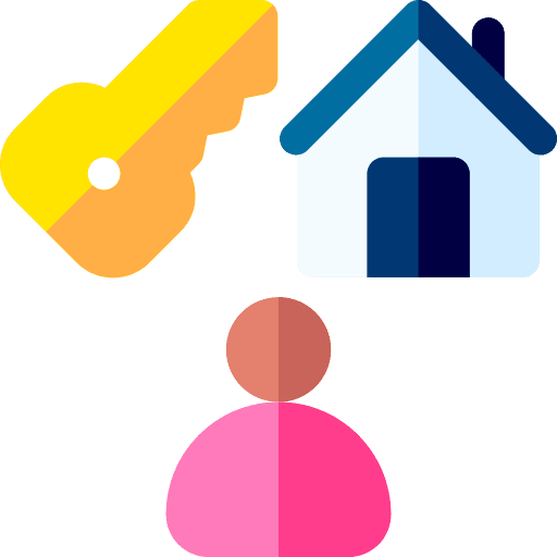 Ownership rent protection key icon Ownership rent protection key icon