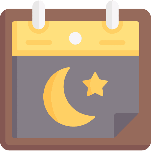 Calendar calendar moon star icon Calendar calendar moon star icon