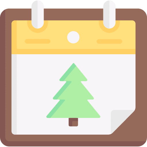 Holidays schedule event holidays icon