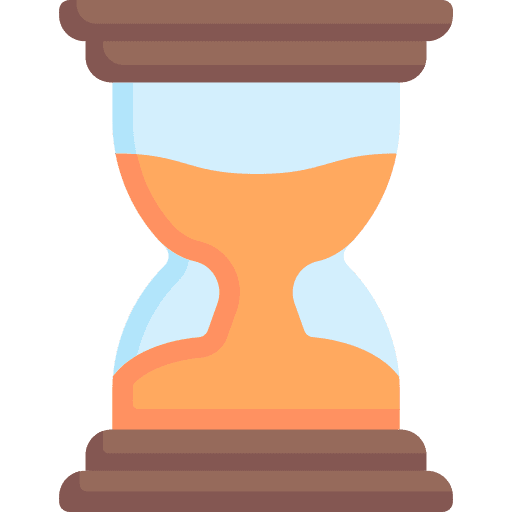Hourglass wait hourglass time and date icon Hourglass wait hourglass time and date icon