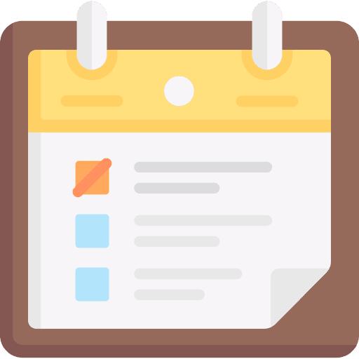 Planner schedule calendar time and date icon Planner schedule calendar time and date icon
