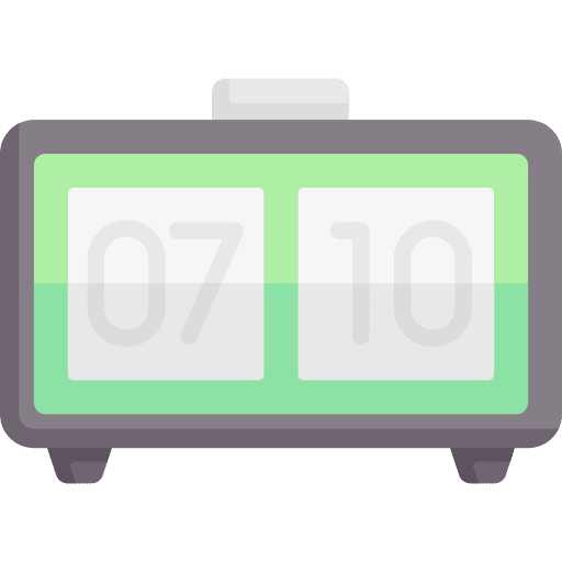 Alarm clock digital clock time and date electronics icon Alarm clock digital clock time and date electronics icon