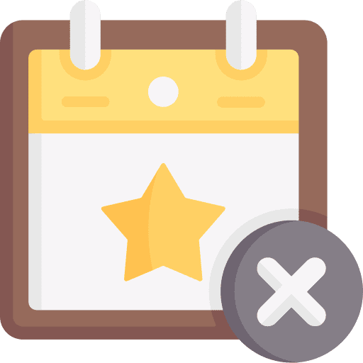 Delete delete event star icon Delete delete event star icon