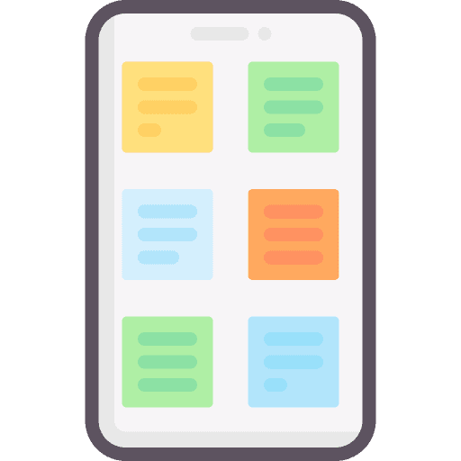 Planner schedule smartphone planner icon Planner schedule smartphone planner icon