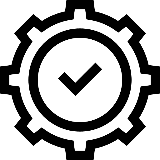 Compliance tick paper project icon