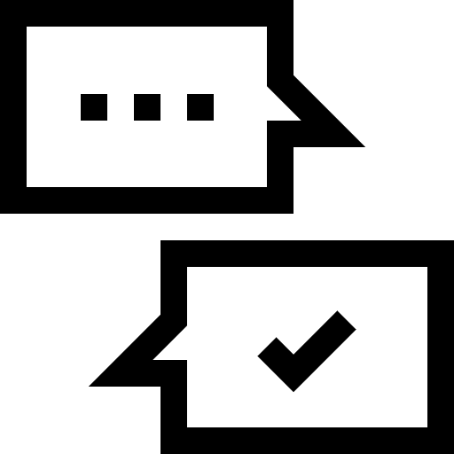 Reliability credibility ombudsman check icon Reliability credibility ombudsman check icon