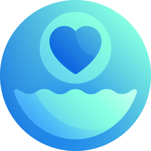 Sea ecology and environment water earth icon
