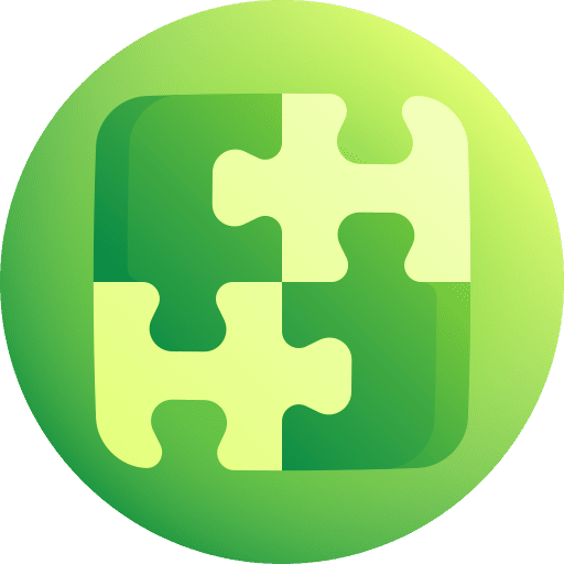 Together hobbies and free time together jigsaw icon