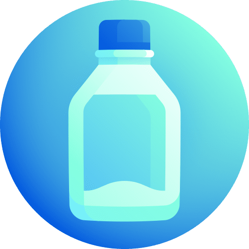 Water food and restaurant bottle water icon
