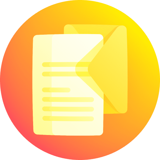 Letter envelope email note icon
