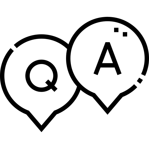 Question communications question faq icon