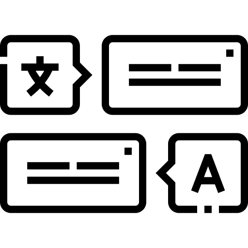 Conversation conversation language translate icon
