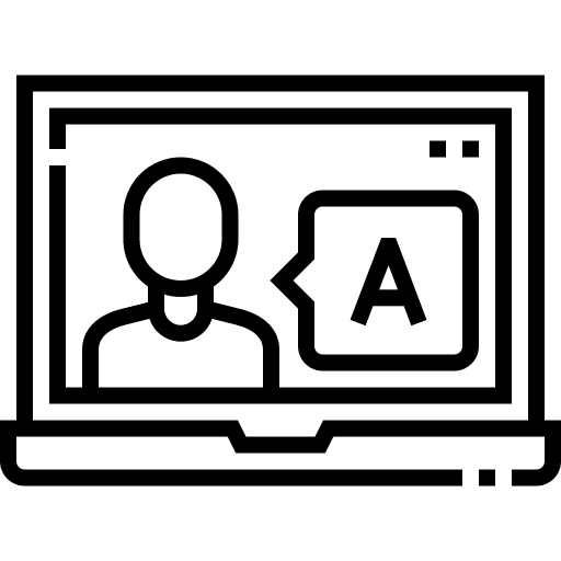Elearning online education technology internet icon