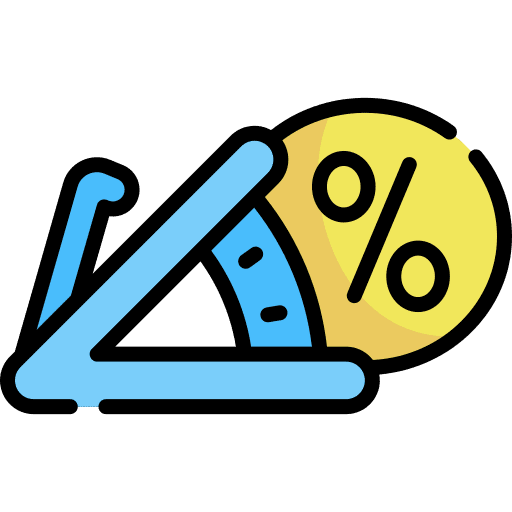 Body fat measure body fat percentage icon