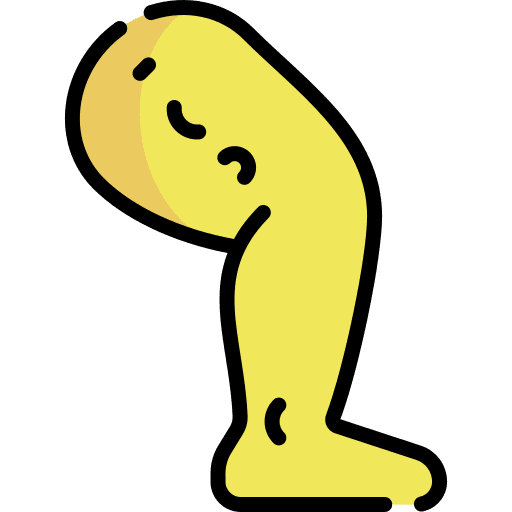 Leg muscle legs body parts icon