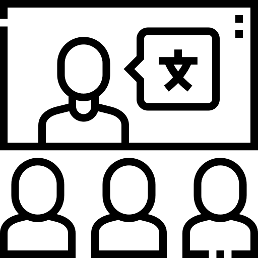 Online class video online class education icon