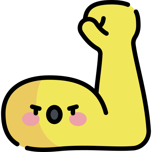 Arm strenght sports and competition muscle icon Arm strenght sports and competition muscle icon