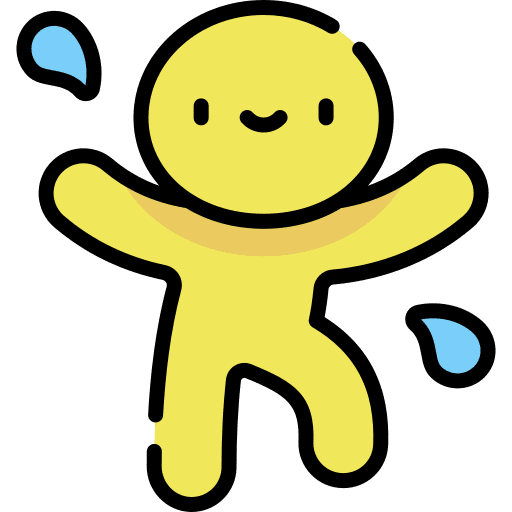 Body happy sweat man icon Body happy sweat man icon