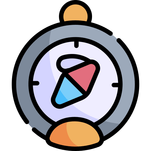 Compass direction tools and utensils compass icon Compass direction tools and utensils compass icon