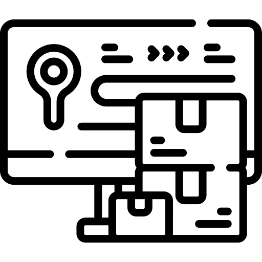 Shipment online tracking delivery placeholder icon Shipment online tracking delivery placeholder icon
