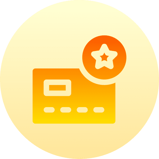 Credit card payment card premium icon
