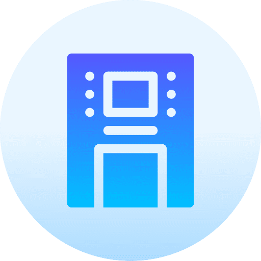 Atm machine bill cash withdrawal business and finance icon Atm machine bill cash withdrawal business and finance icon