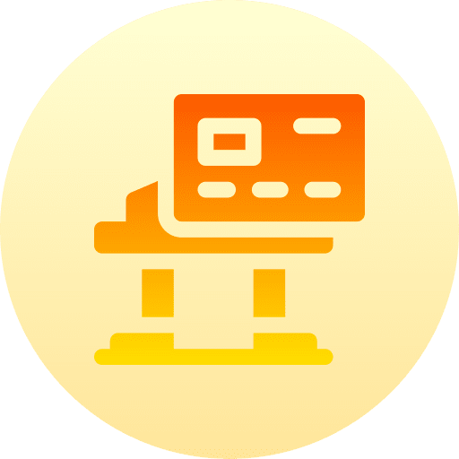 Bank pay credit card banking icon Bank pay credit card banking icon