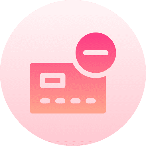 No credit card rejected not working invalid icon No credit card rejected not working invalid icon