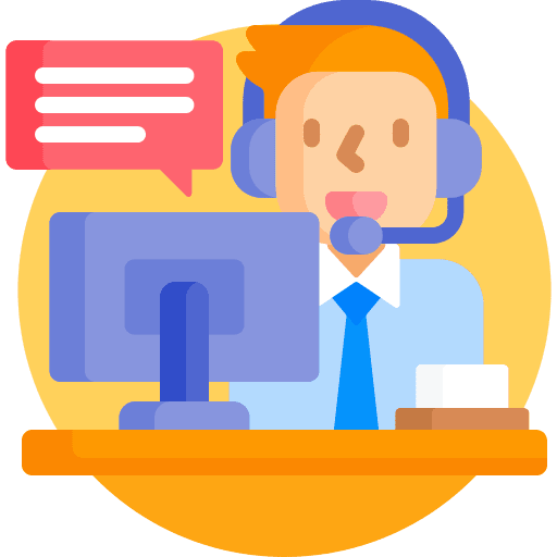 Customer service electrical service contact center tie icon