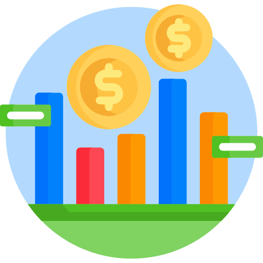 Sales growth benefit business and finance icon Sales growth benefit business and finance icon