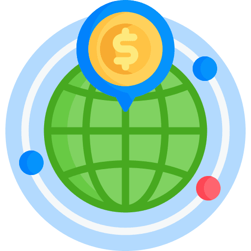 Global economy money global economy currency icon Global economy money global economy currency icon