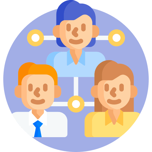 Organization organization supervise organized icon Organization organization supervise organized icon