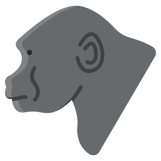 Gorilla wild life animal kingdom zoology icon Gorilla wild life animal kingdom zoology icon