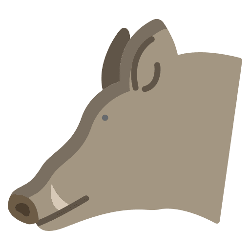 Wild pig head wild boar wild pig icon Wild pig head wild boar wild pig icon