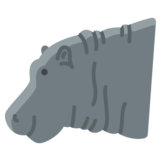 Hippopotamus mammal wild life animal kingdom icon Hippopotamus mammal wild life animal kingdom icon