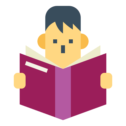 Reading education people read icon Reading education people read icon