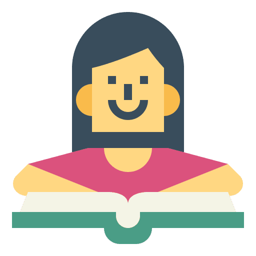 Reading reading people girl icon Reading reading people girl icon