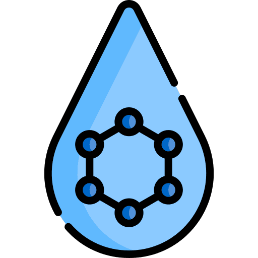 Filtration water drop technology drop icon