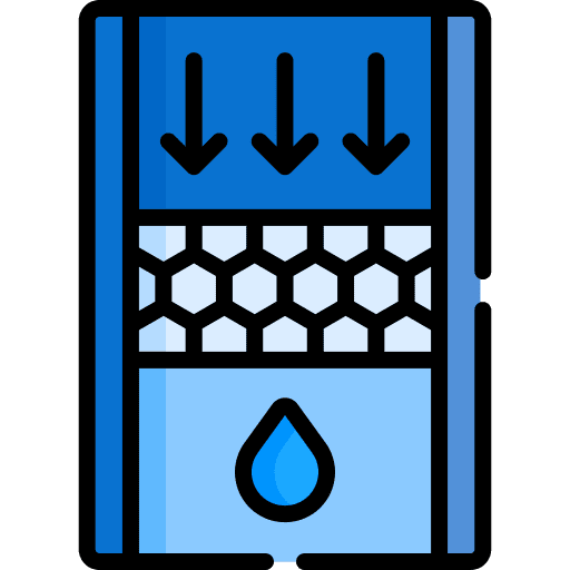 Nanotechnology nano filtration nanotechnology icon